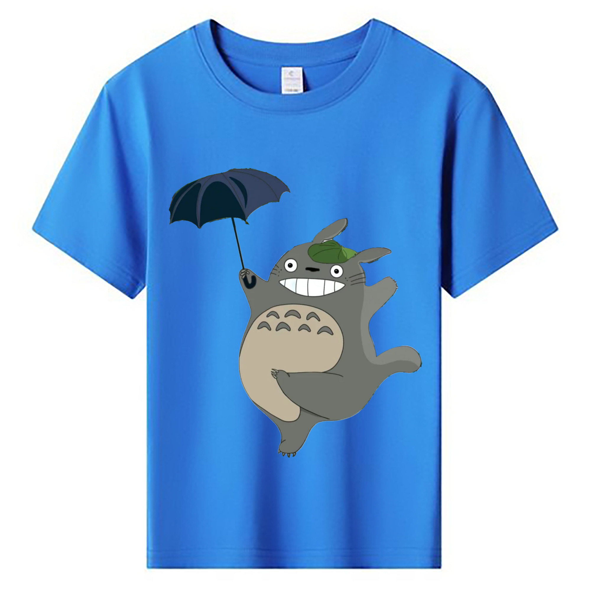 （画像用） となりのトトロ 草壁メイ 草壁サツキ My Neighbor Totoro Satsuki Kusakabe Mei Kusakabe 綿100％キッズTシャツ（フロントプリント）
